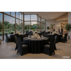 Chair Cover SLIMTEX 300 Black