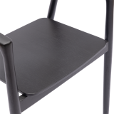 Wooden Restaurant Chair ARDEN Black