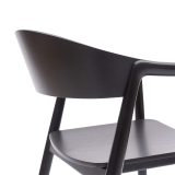 Wooden Restaurant Chair ARDEN Black