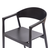 Wooden Restaurant Chair ARDEN Black