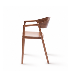 Wooden Restaurant Chair ARDEN Walnut