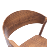 Wooden Restaurant Chair ARDEN Walnut