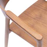 Wooden Restaurant Chair ARDEN Walnut