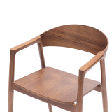 Wooden Restaurant Chair ARDEN Walnut