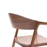 Wooden Restaurant Chair ARDEN Walnut