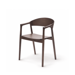 Wooden Restaurant Chair ARDEN Smoky