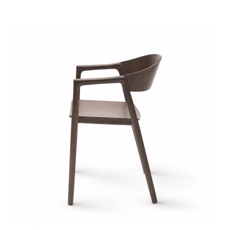 Wooden Restaurant Chair ARDEN Smoky
