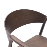 Wooden Restaurant Chair ARDEN Smoky