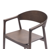 Wooden Restaurant Chair ARDEN Smoky