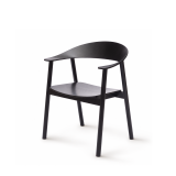 Wooden Restaurant Chair HORIZON Black