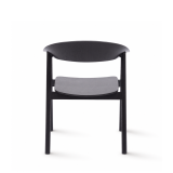 Wooden Restaurant Chair HORIZON Black