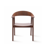 Wooden Restaurant Chair HORIZON Walnut