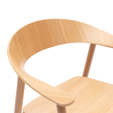 Wooden Restaurant Chair HORIZON Natural
