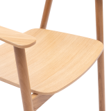 Wooden Restaurant Chair HORIZON Natural