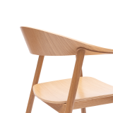 Wooden Restaurant Chair HORIZON Natural