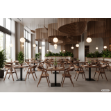 Wooden Restaurant Chair FUTURA Walnut