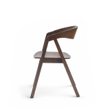 Wooden Restaurant Chair FUTURA Smoky