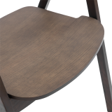 Wooden Restaurant Chair FUTURA Smoky