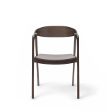 Wooden Restaurant Chair FUTURA Smoky