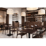 Wooden Restaurant Chair ARDEN Smoky