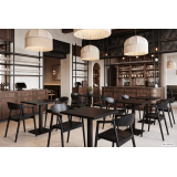 Wooden Restaurant Chair ARDEN Black