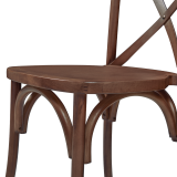Wooden wedding chair CROSS-BACK WOOD Walnut