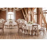 Wooden wedding chair CROSS-BACK WOOD Walnut