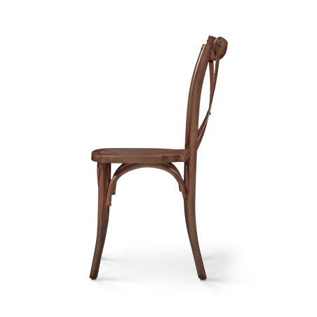 Wooden wedding chair CROSS-BACK WOOD Walnut