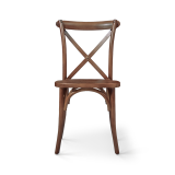 Wooden wedding chair CROSS-BACK WOOD Walnut
