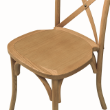 Wooden wedding chair CROSS-BACK WOOD Light Oak