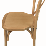 Wooden wedding chair CROSS-BACK WOOD Light Oak