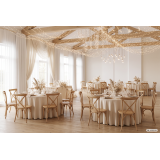 Wooden wedding chair CROSS-BACK WOOD Light Oak