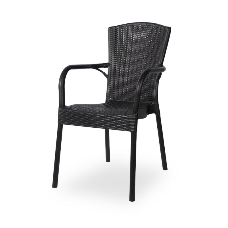 Beer garden chair ANDREA anthracite negra