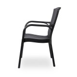 Beer garden chair ANDREA anthracite negra