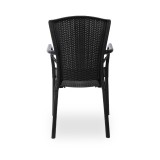 Beer garden chair ANDREA anthracite negra