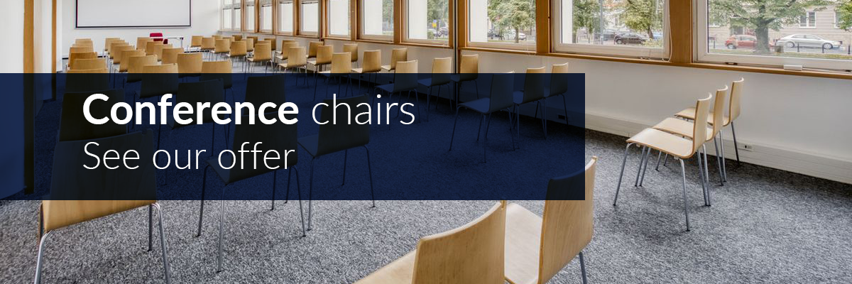 Conference chairs with armrests