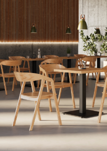 Krzesła drewniane restauracyjne
